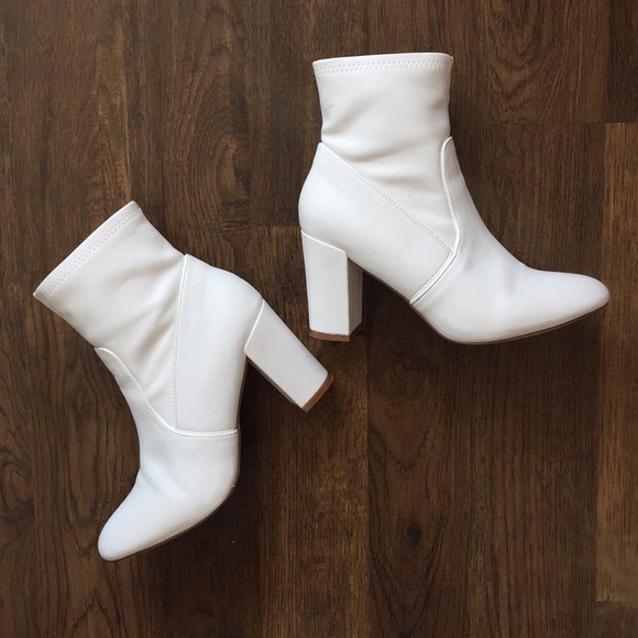 steve madden white boots